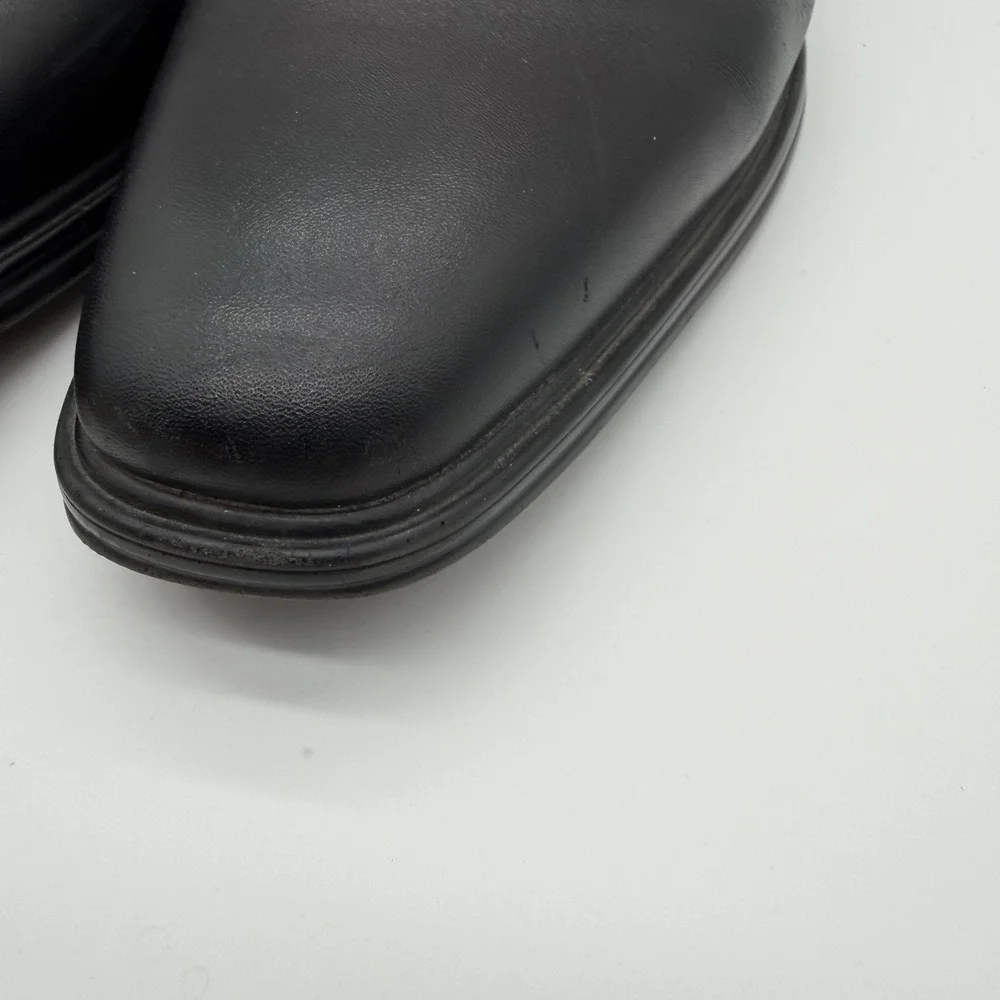 Florsheim Men's Midtown Moc Toe Slip On Black Leather Comfortech Size 12M